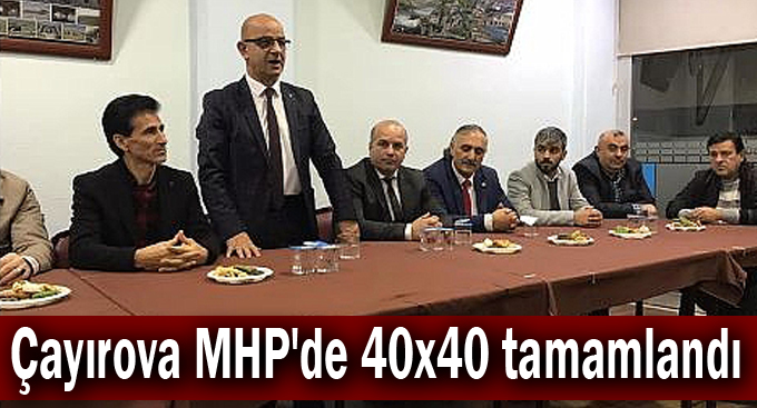 Çayırova MHP'de 40x40 tamamlandı