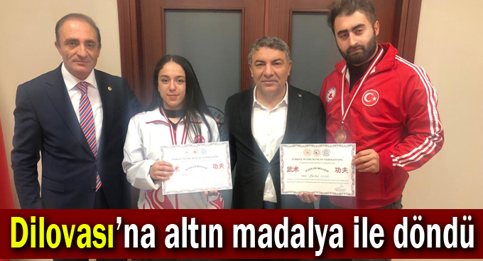 Dilovası’na altın madalya ile döndü