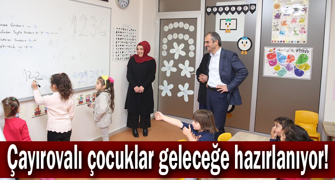 Çayırovalı çocuklar geleceğe hazırlanıyor!