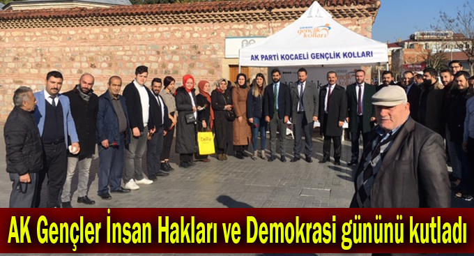 AK Gençler İnsan Hakları ve Demokrasi gününü kutladı