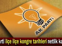 AK Parti ilçe ilçe kongre tarihleri netlik kazandı