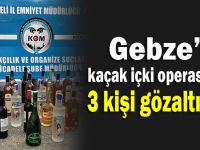 Gebze’de yılbaşı öncesi kaçak içki operasyonu!