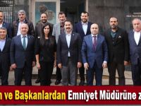 Yaman ve Başkanlardan Emniyet Müdürüne ziyaret