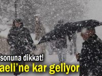 Kocaeli’ne kar geliyor!