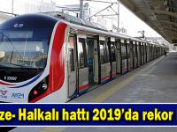 "Gebze- Halkalı hattı 2019’da rekor kırdı!