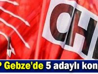 CHP Gebze'de 5 adaylı kongre!