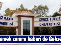 Bir yemek zammı haberi de Gebze'den