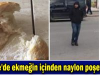 Gebze'de ekmeğin içinden naylon poşet çıktı