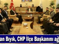 Başkan Bıyık, CHP İlçe Başkanını ağırladı