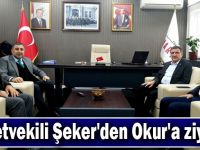 Şeker'den Okur'a ziyaret