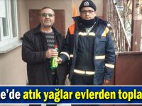 Gebze’de atık yağlar evlerden toplanıyor