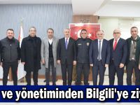 Çiler ve yönetiminden Bilgili'ye ziyaret