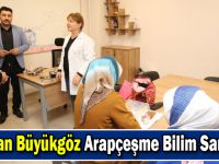 Başkan Büyükgöz Arapçeşme Bilim Sanat’ta