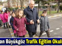 Başkan Büyükgöz Trafik Eğitim Okulu’nda