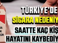 Türkiye’de saatte kaç kişi sigara nedeniyle hayatını kaybediyor