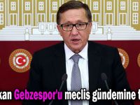 Türkkan Gebzespor'u meclis gündemine taşıdı