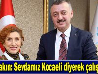 Büyükakın: Sevdamız Kocaeli diyerek çalışıyoruz