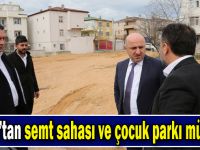 Başkan Bıyık’tan Fevzi Çakmak’a semt sahası ve çocuk parkı müjdesi