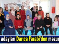 Anne adayları Darıca Farabi'den mezun oldu