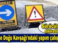 Gebze Doğu kavşağında yol çalışması!