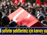 Gebzeli şoförler İdlib'teki şehitler için konvoy yapacak