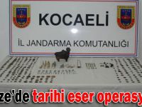 Eskihisar’da tarihi eser operasyonu