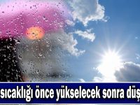 Hava sıcaklığı önce yükselecek sonra düşecek!