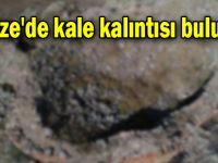 Gebze'de kale kalıntısı bulundu