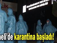 Kocaeli'de karantina başladı!