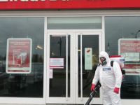 Kocaeli'de Banka şubeleri ve ATM’ler dezenfekte ediliyor