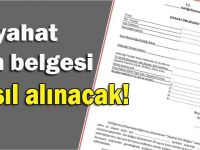 Seyahat izin belgesi nasıl alınır?