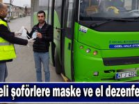 Büyükşehir, kooperatiflere el dezenfeksiyonu ve maske dağıttı