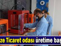 GTO 3D yazıcılarla , siperlikli maske üretimine başladı