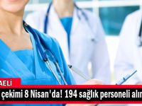 Kocaeli için 194 sağlık işçi alınacak!