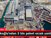 Çolakoğlu'ndan 3 bin paket erzak yardımı