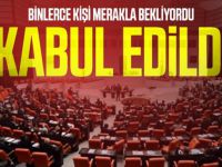 İnfaz düzenlemesi TBMM'de kabul edildi