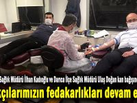 Sağlıkçılarımızın fedakarlıkları devam ediyor!