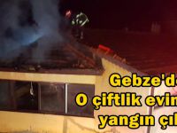 Gebze'deki o çiftlik evinde yangın çıktı!