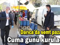 Darıca’da semt pazarları Cuma günü kurulacak