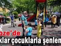 Gebze’de parklar çocuk sesleri ile yankılandı