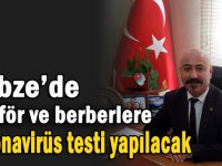 Gebzeli Kuaför ve berberlere koronavirüs testi yapılacak