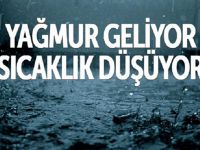 Hava sıcaklığı düşüyor yağmur geliyor!
