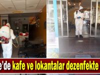 Gebze’de kafe ve lokantalar dezenfekte edildi