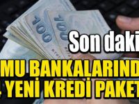 Kamu bankalarından 4 yeni kredi paketi