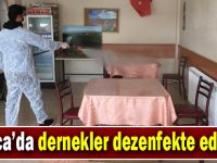 Darıca’da dernekler dezenfekte ediliyor