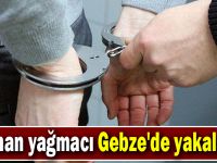 Aranan yağmacı Gebze'de yakalandı