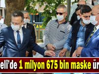 Aksoy: 1 milyon 675 bin maske üretildi