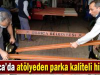 Darıca Belediyesi kent mobilyalarını kendi bünyesinde üretiyor