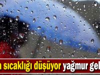 Hava sıcaklığı düşüyor yağmur geliyor!