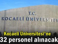 KOU 132 Personel Alacak!